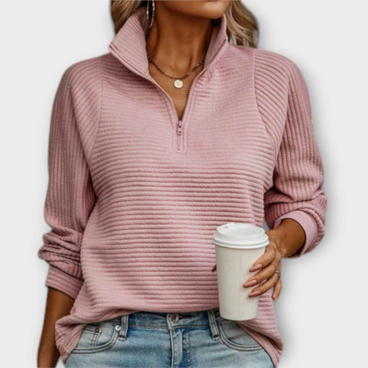 Sweater with Half Zip