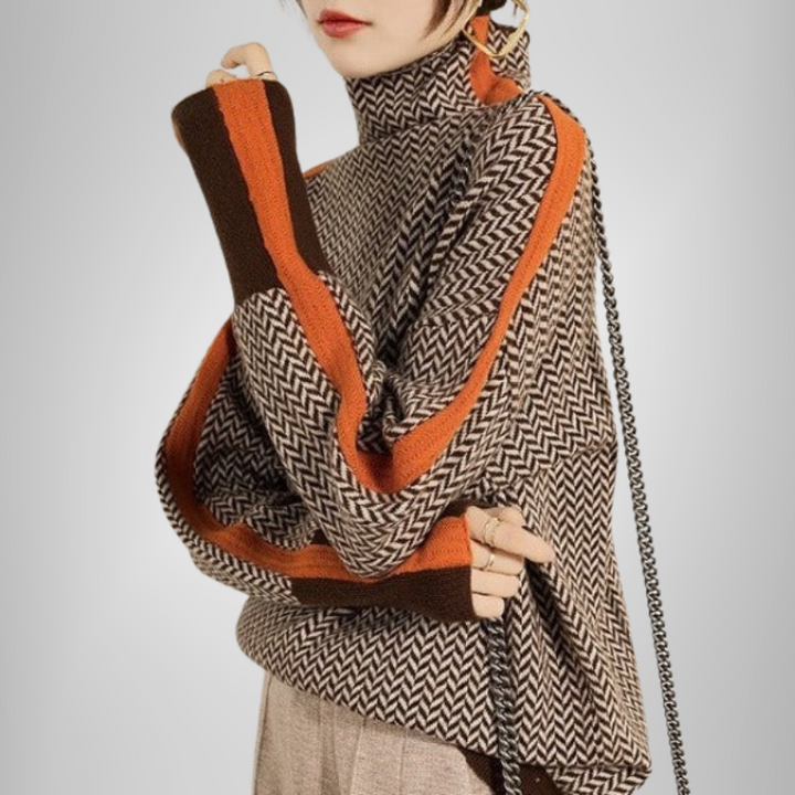 Clarabella | Mélange Turtleneck Sweater