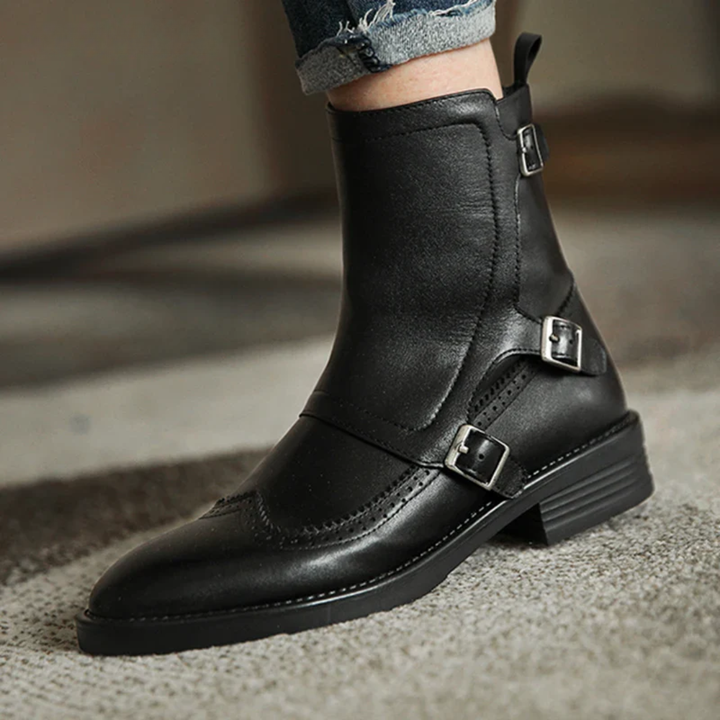 Pirenna™| Leather Chelsea Boots