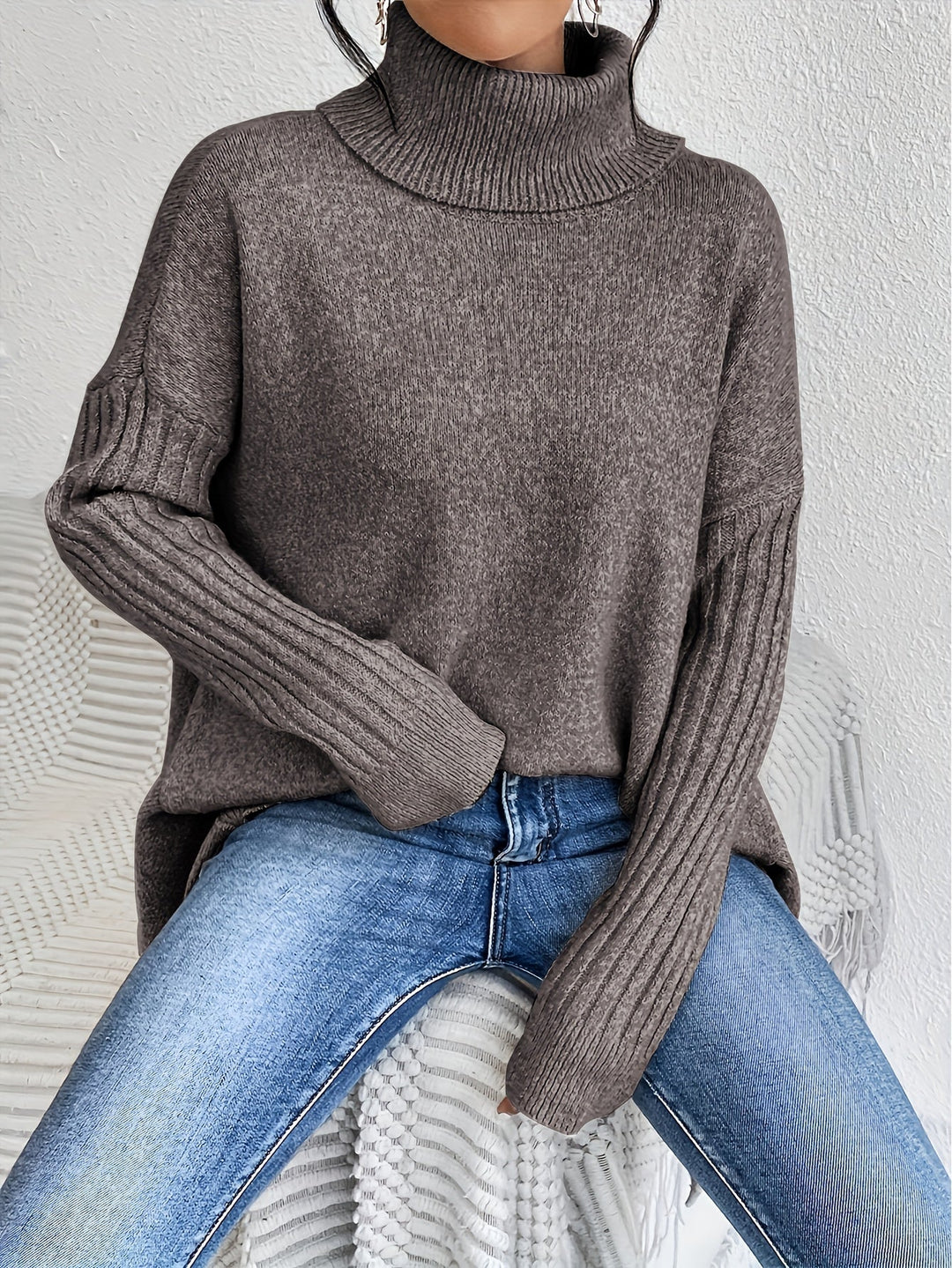 Tahlia Casual Asymmetrical Sweater