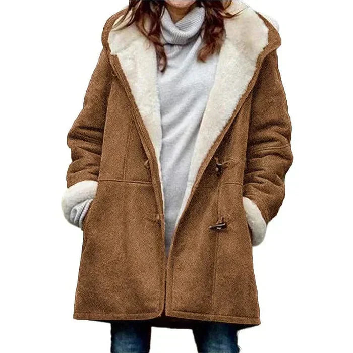 Valentina™ | Cashmere Look Hooded Coat