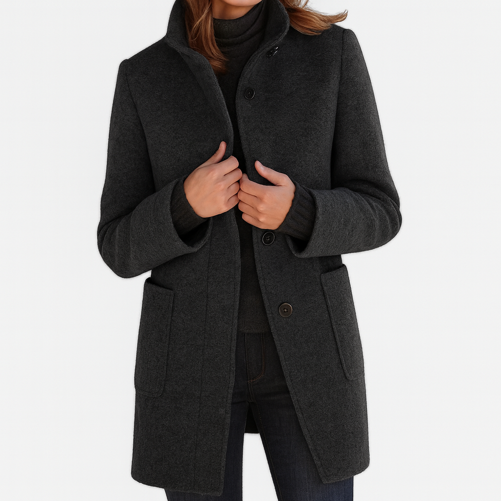Verona | Ladies Coat with High Collar