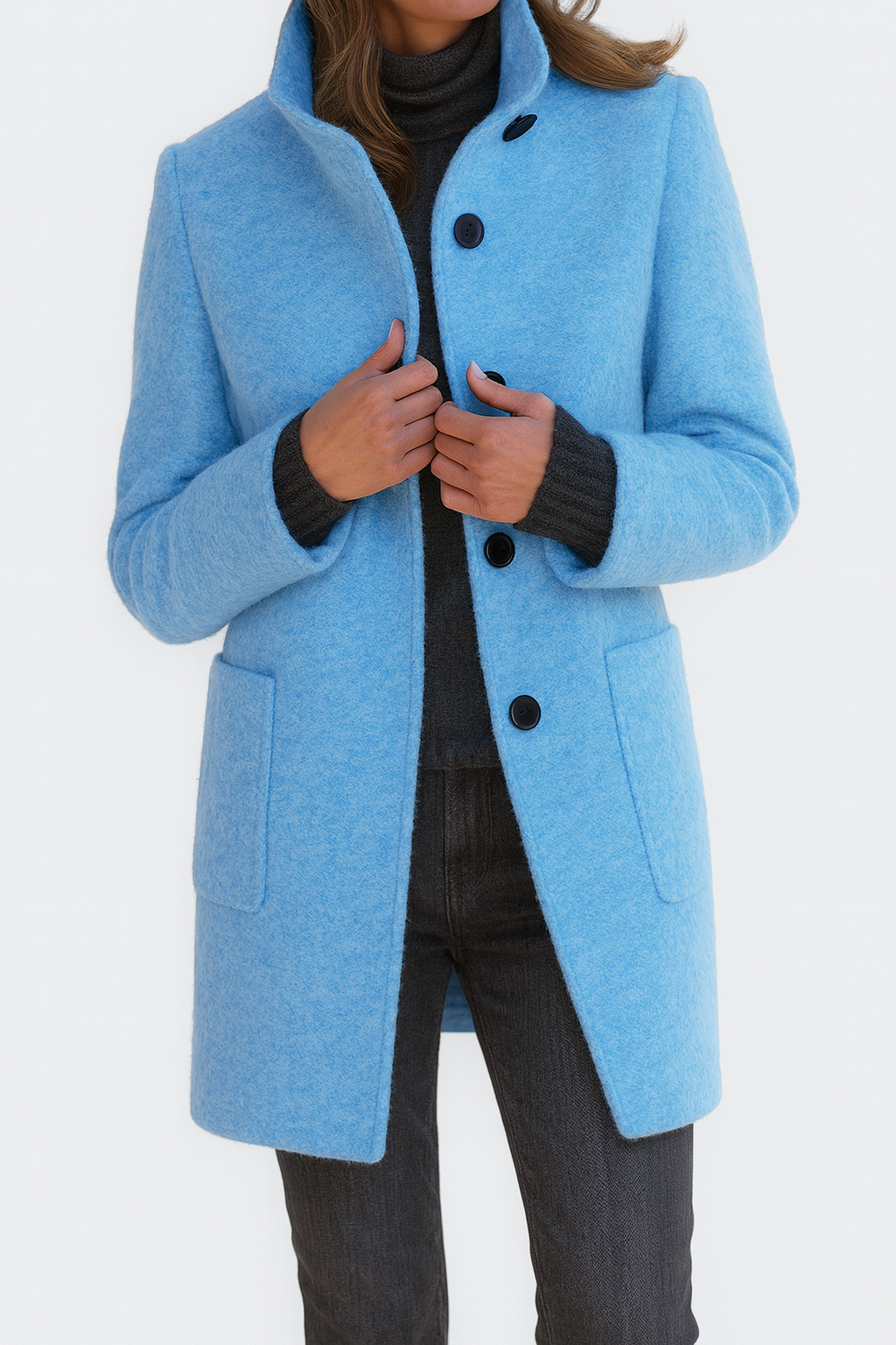 Verona | Ladies Coat with High Collar
