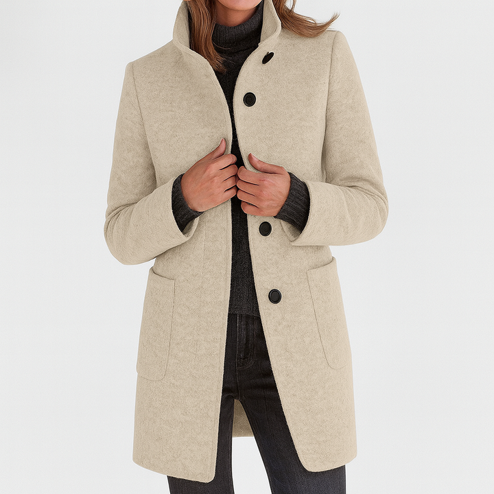 Verona | Ladies Coat with High Collar