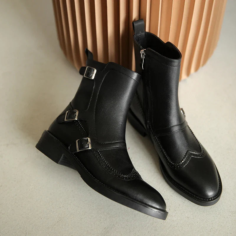 Pirenna™| Leather Chelsea Boots