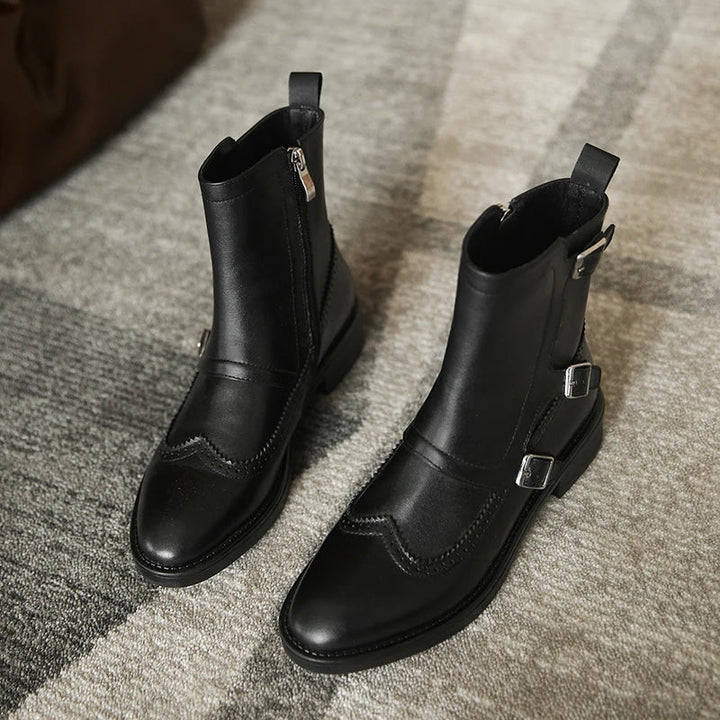 Pirenna™| Leather Chelsea Boots