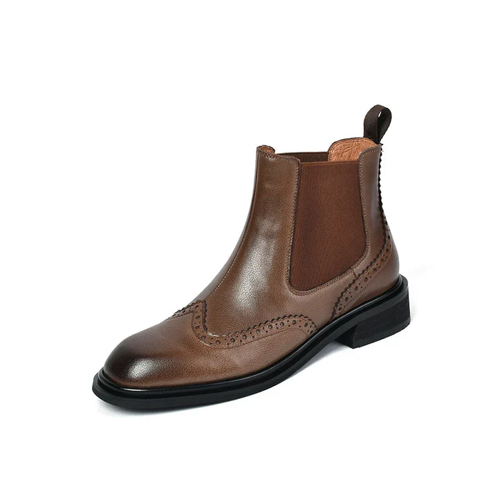 Olivra™| Leather Chelsea Boots
