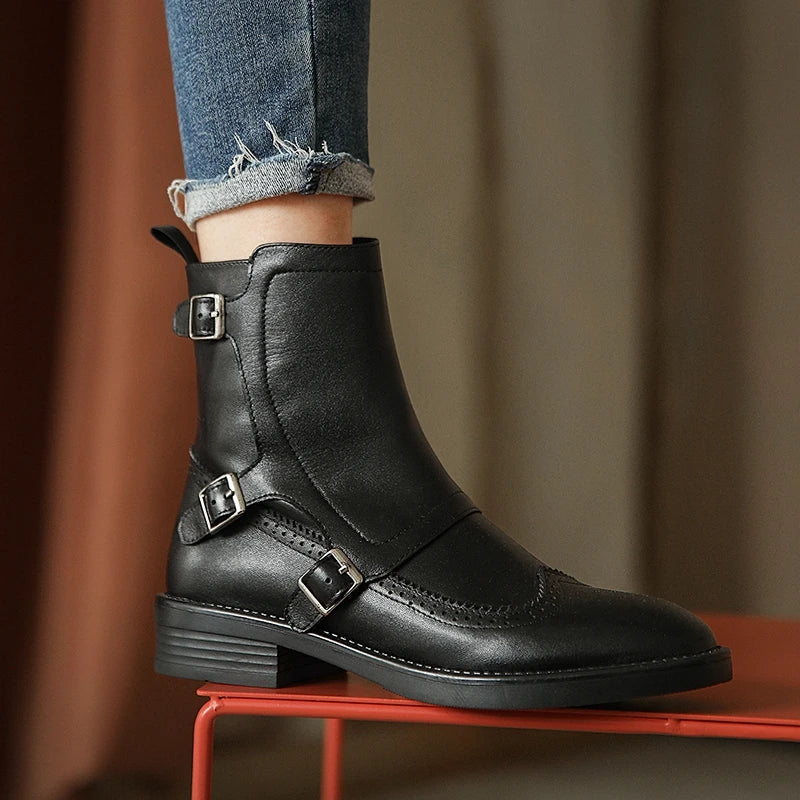 Pirenna™| Leather Chelsea Boots