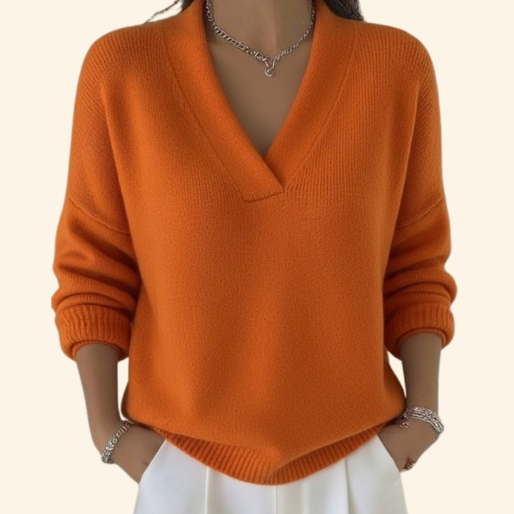 Taleena | V-Neck Pullover