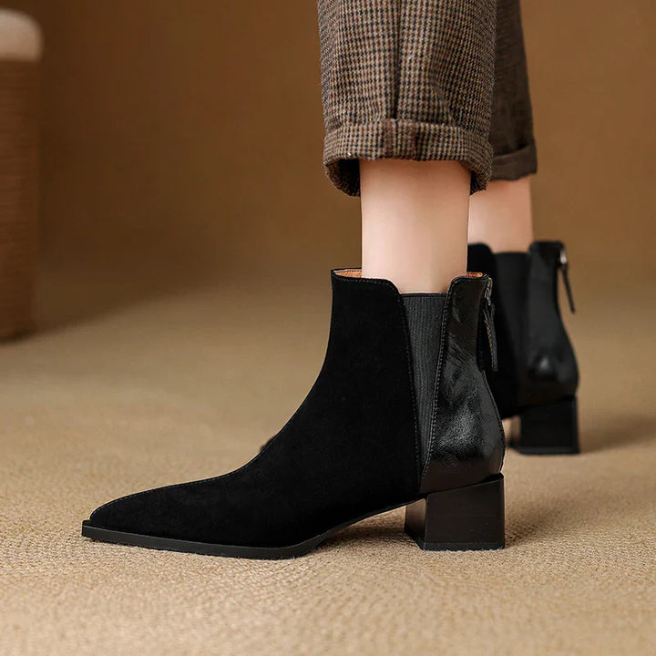 Marvelle™| Leather Ankle Boots