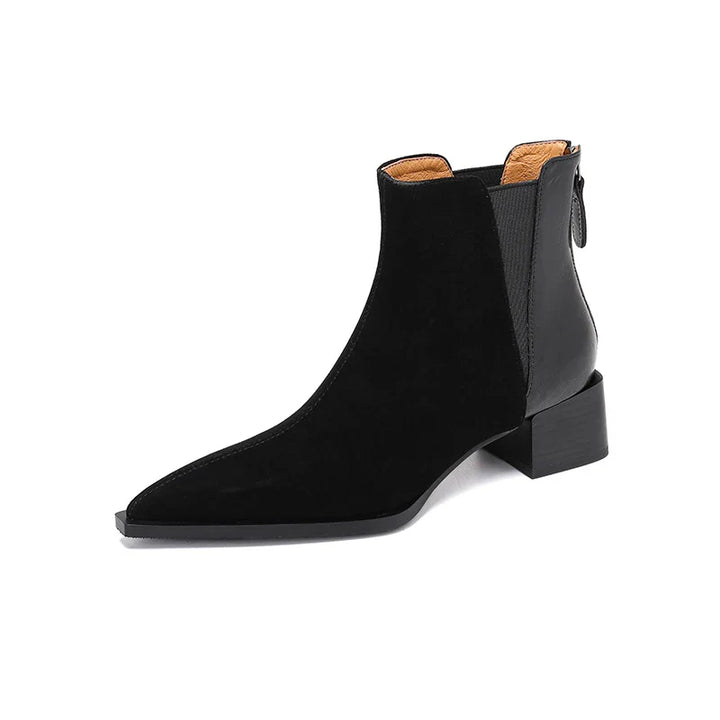 Marvelle™| Leather Ankle Boots