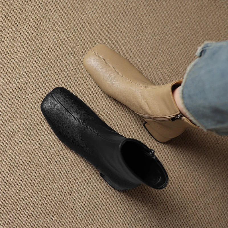 Jenisse™| Leather Ankle Boots