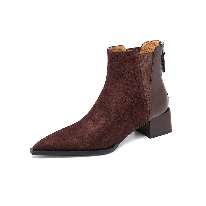 Marvelle™| Leather Ankle Boots