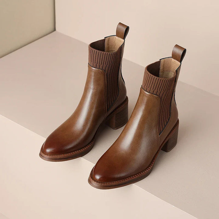 Adelisse™| Leather Chelsea Boots