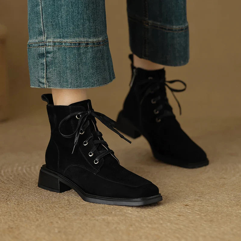 Gavira™| Suede Chunky Boots