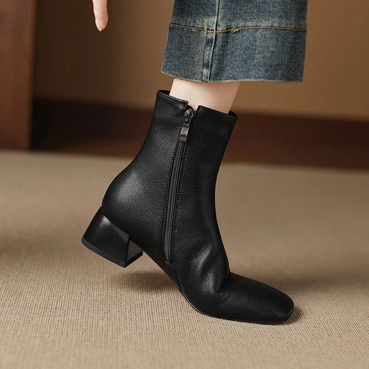 Jenisse™| Leather Ankle Boots