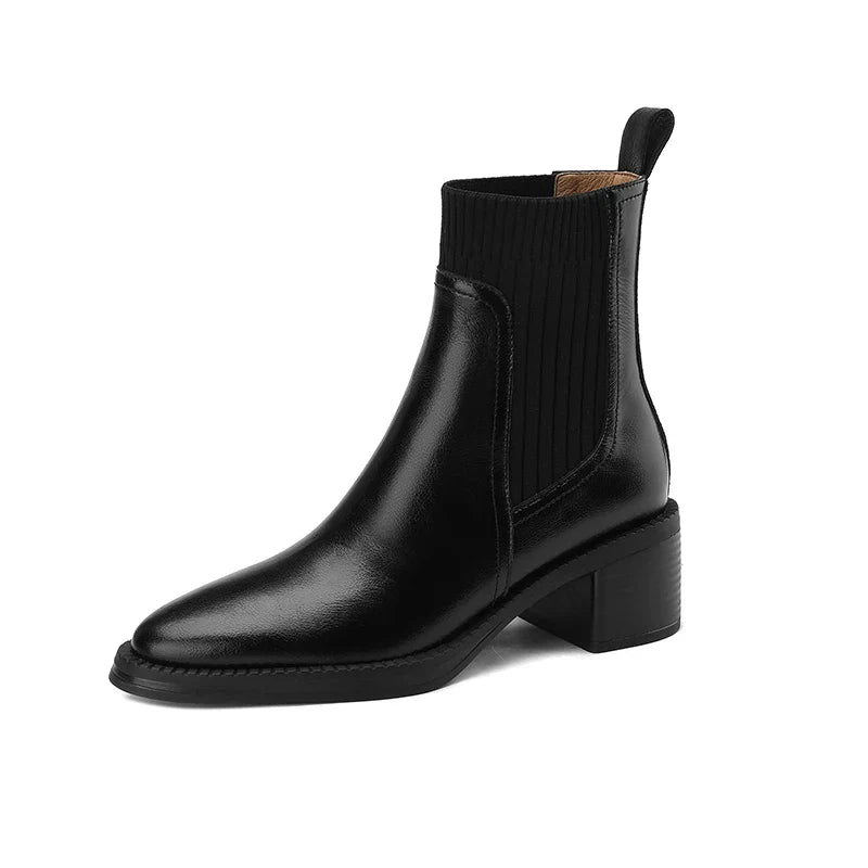 Adelisse™| Leather Chelsea Boots