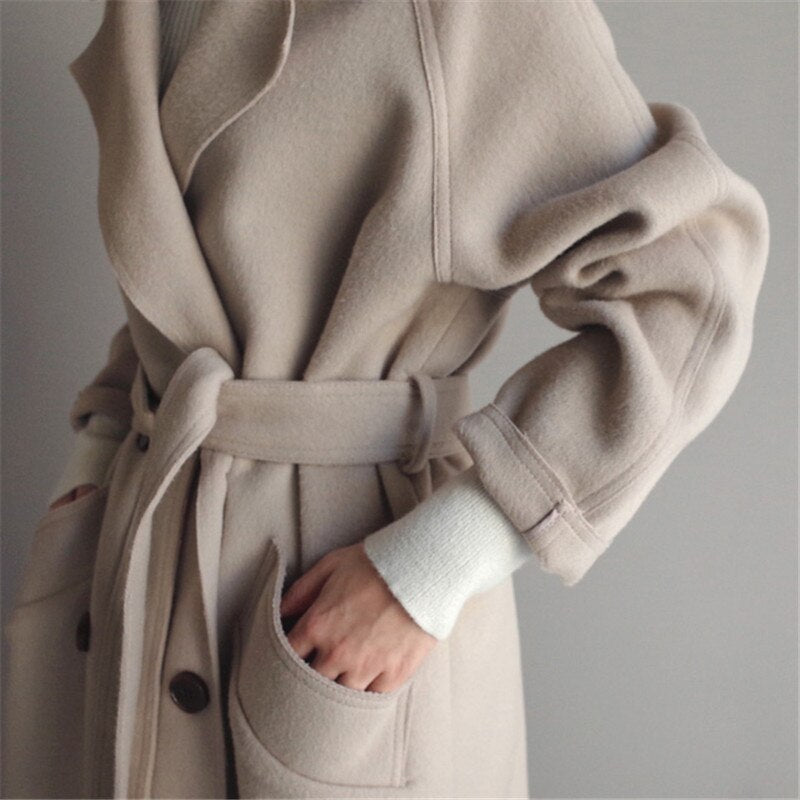 Amélie™ | Elegant Long Coat