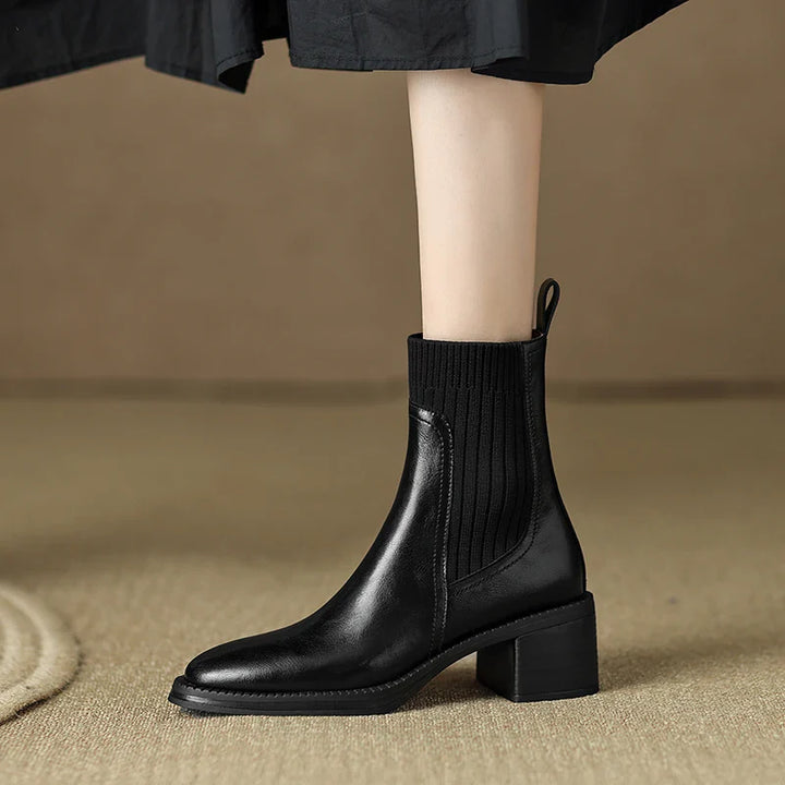 Adelisse™| Leather Chelsea Boots