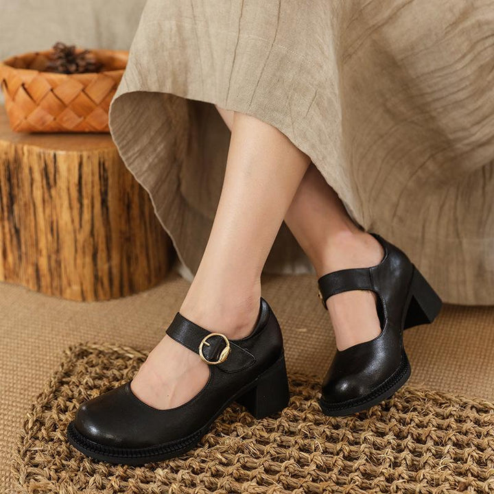 Agnes ™ | Leather Mary Janes