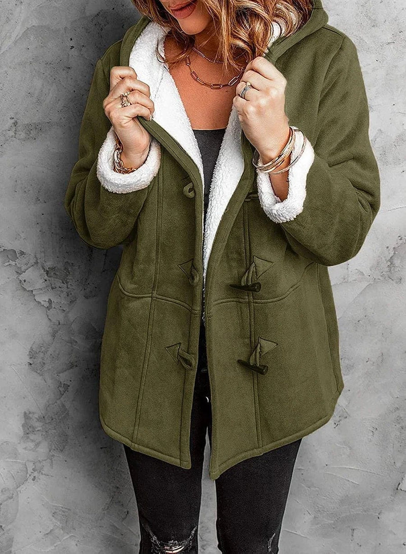 Valentina™ | Cashmere Look Hooded Coat